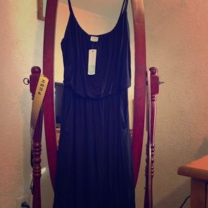 Navy Blue Romper with Pockets